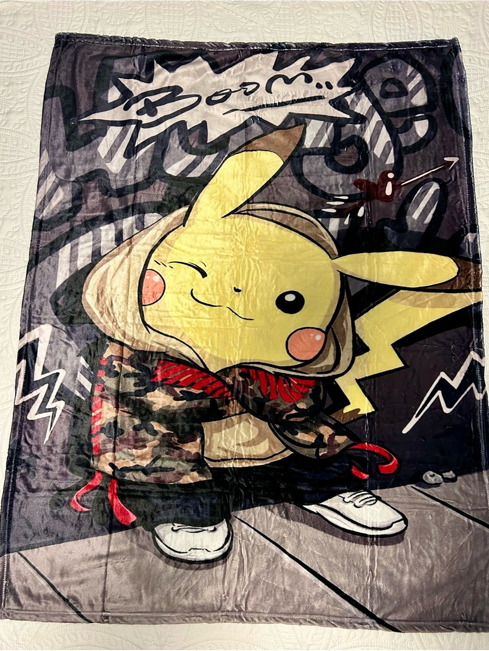 Pikachu Graphic Throw Blanket 50x40 “